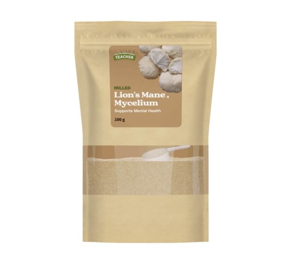 Löwenmähne + Myzel 100 g (Mischung 50/50), gemahlen
